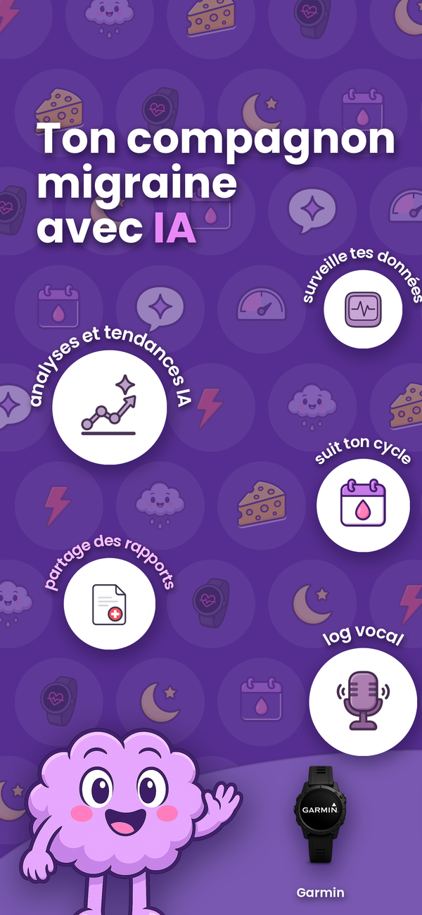 Ta compagne IA contre la migraine